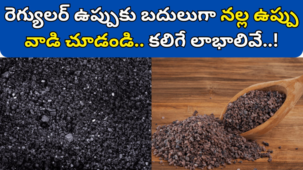 Black Salt Benefits in Telugu